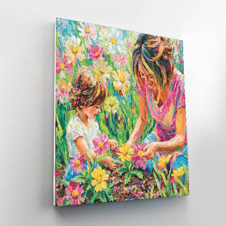 Mommy's Garden Of Love DIY Paint By Numbers