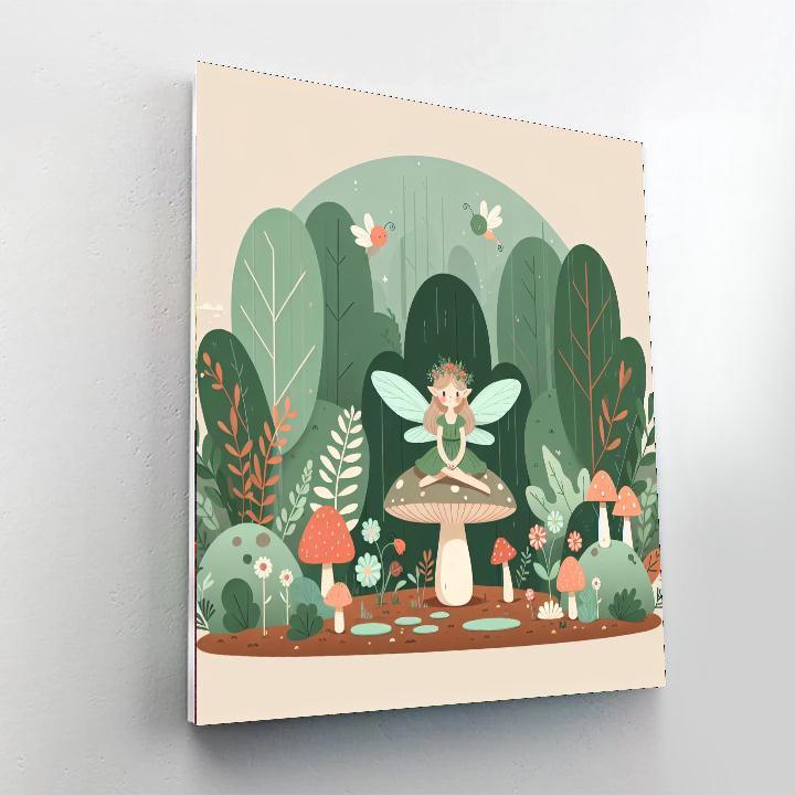 Secret Fairy Hideaway Numbered Painting Kits