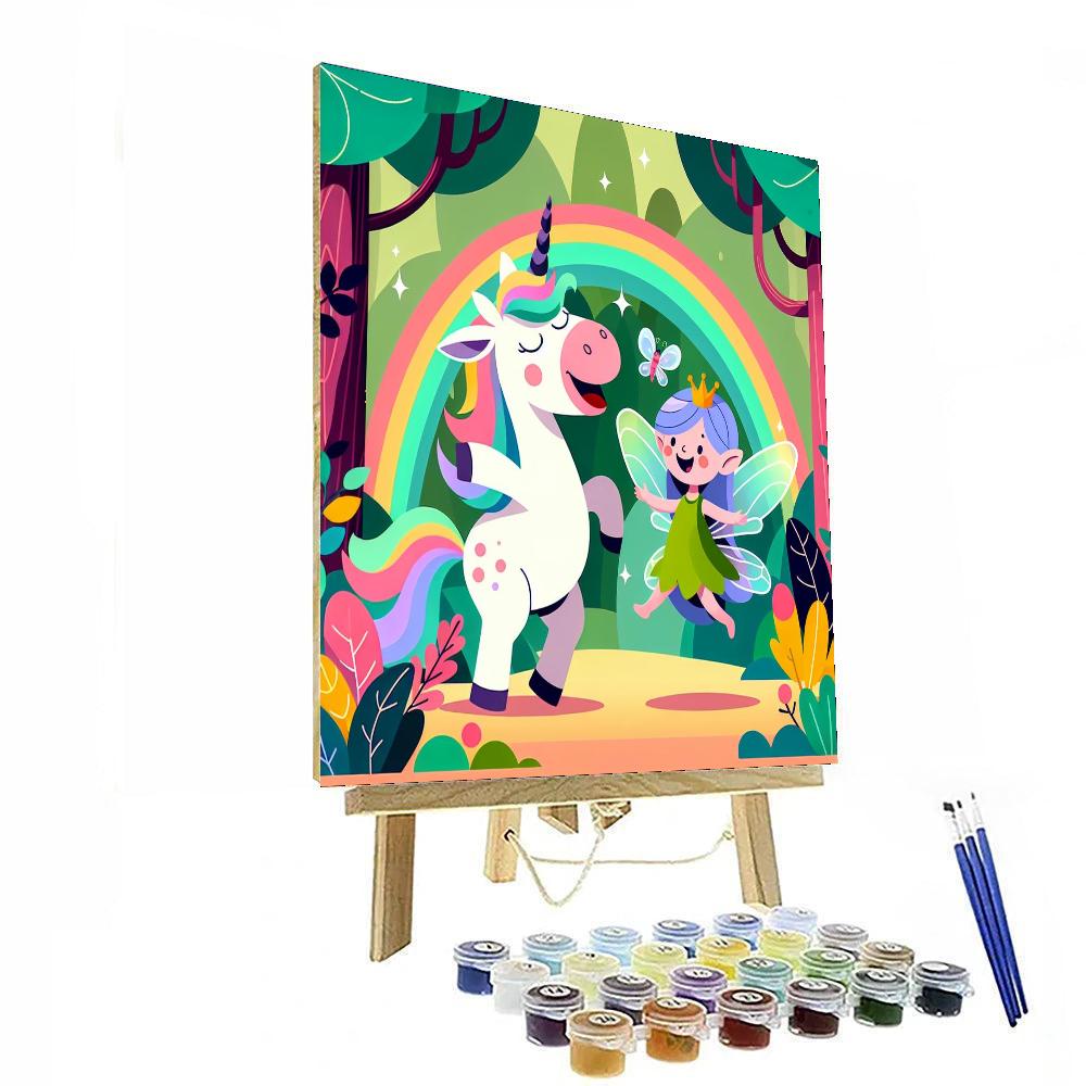 Rainbow Forest Adventures Number Painting