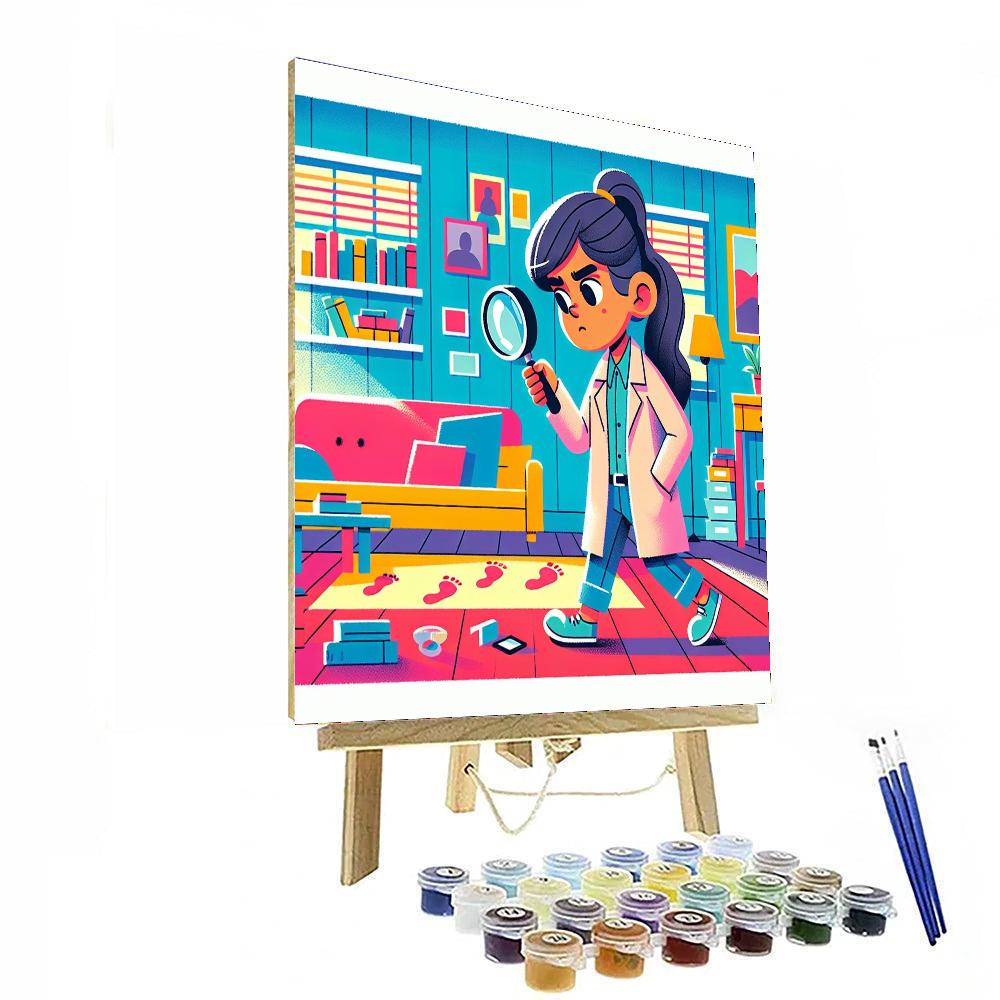 Little Detective Mystery Painting Number Kit