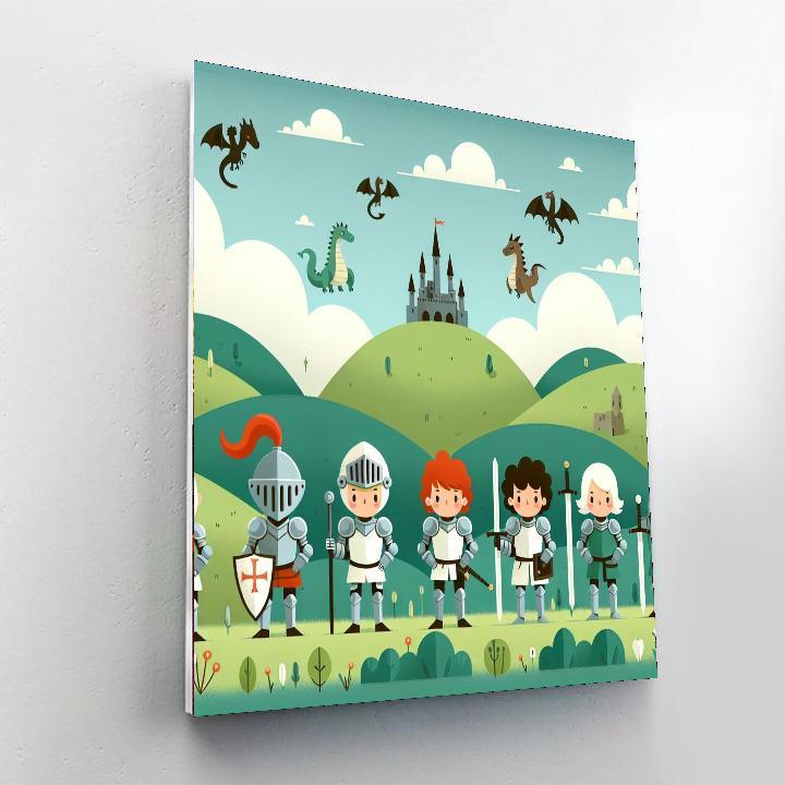 Royal Knight's Realm Paint By Color