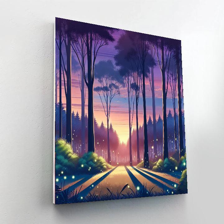 Twilight Forest Retreat Paint By Number