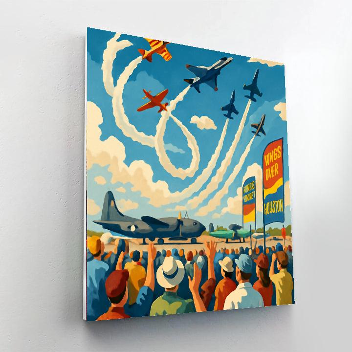 Wings Over Houston - United States Numbered Painting Kits