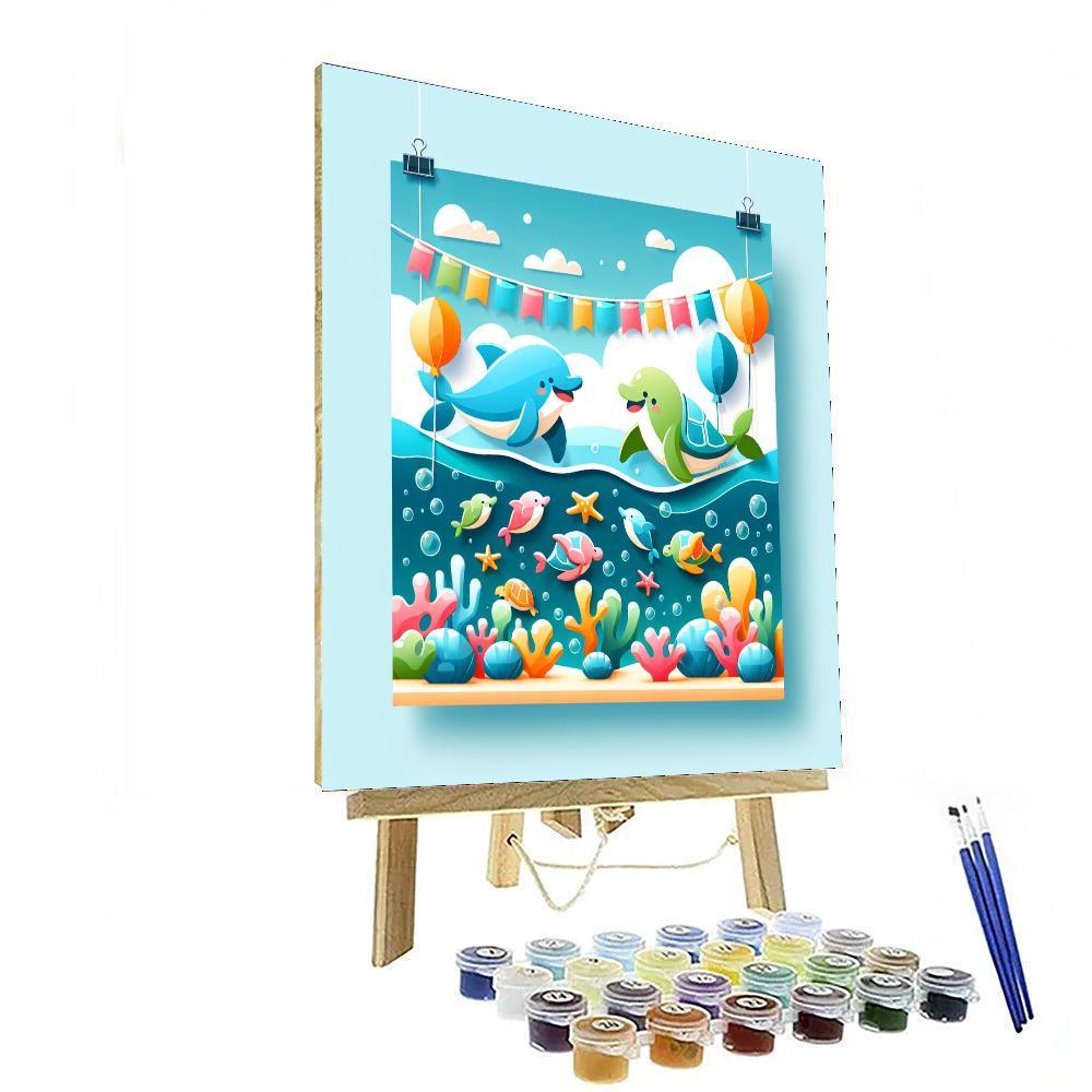 Ocean Harmony Festival Painting By Numbers Kit