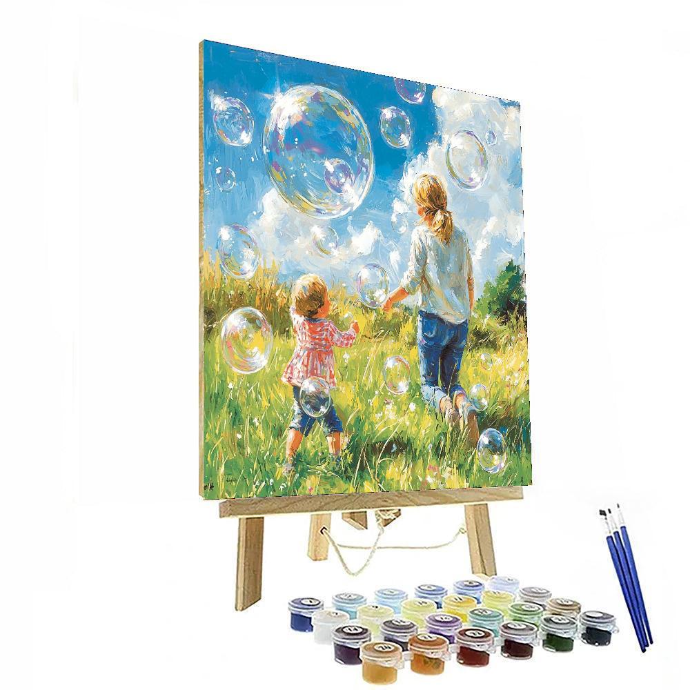 Bubbles And Laughter Numbered Painting Kits