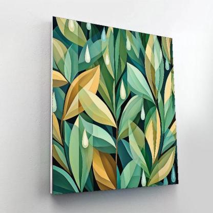 Nandalal Bose Inspired Whispers Of The Monsoon  Painting Number Kit