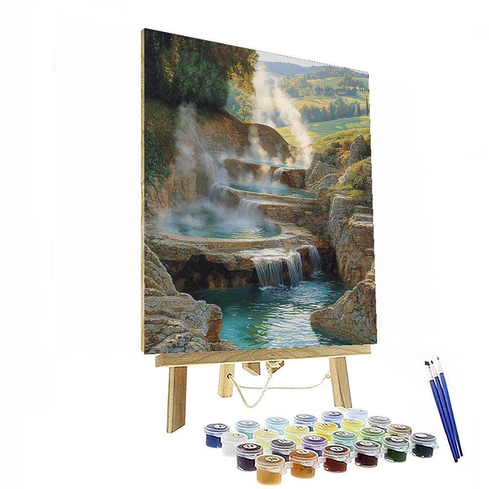 Terme Di Saturnia - Tuscany Paint By Color
