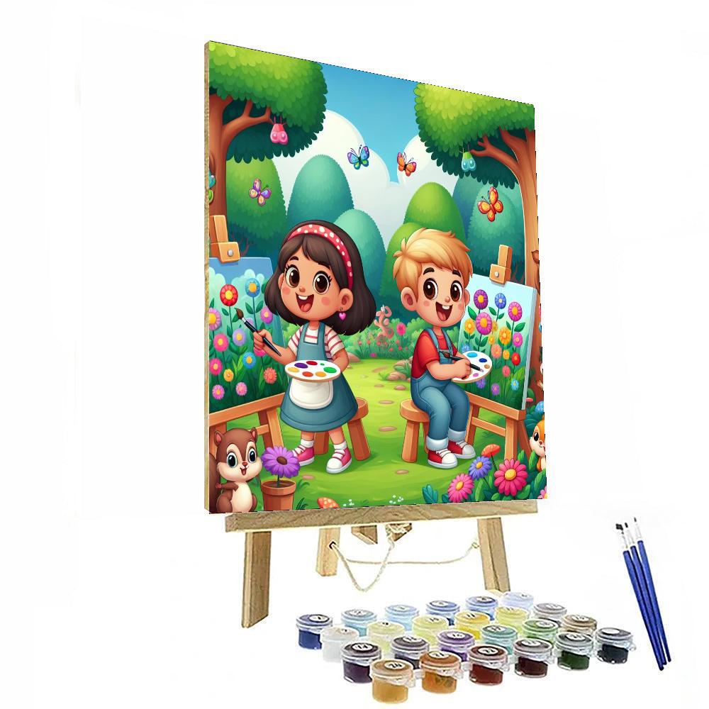 Artistic Adventures In The Park Paint By Numbers Art