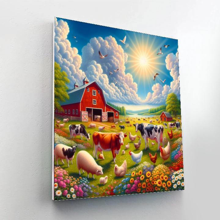 Sweet Dreams Farm Painting By Numbers Kit
