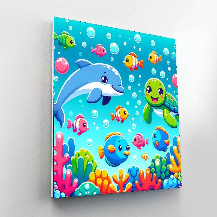 Magical Seaside Paint By Color