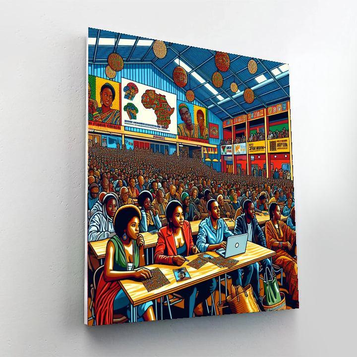 Ougadougou International Movie Festival - Burkina Faso Numbered Painting Kits