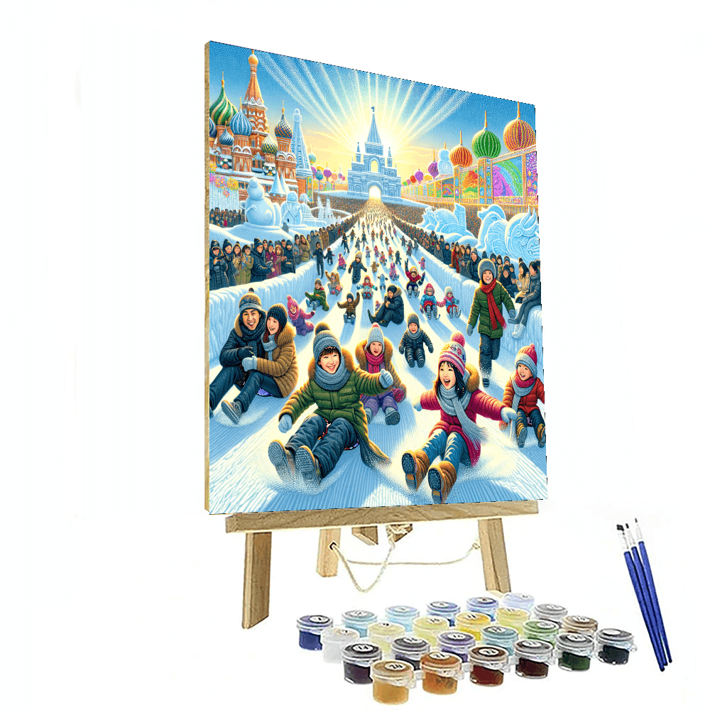 Snow & Ice Festival DIY Paint By Numbers