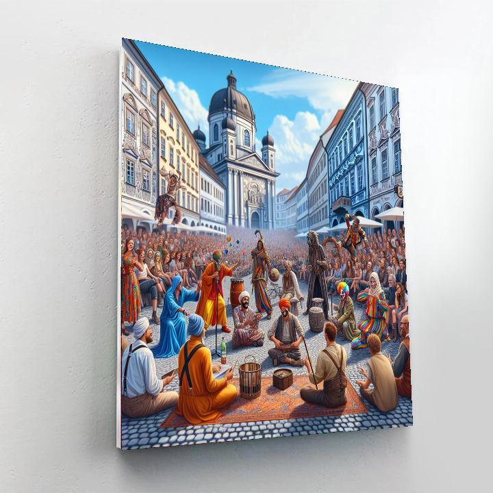 Pflasterspektakel - Linz DIY Paint By Numbers