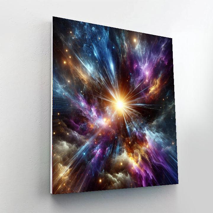 Cosmic Starburst Phenomenon DIY Paint By Numbers