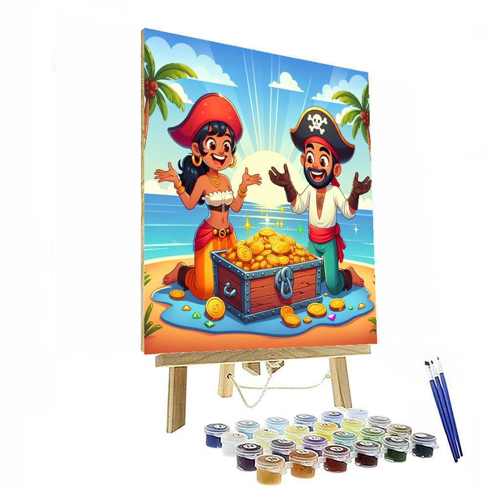 Pirate Adventure Shores Number Painting