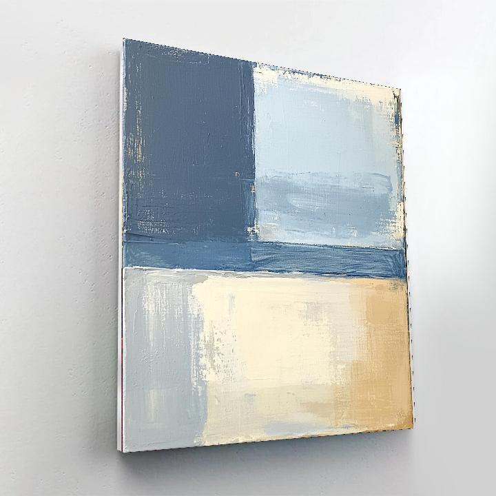 Agnes Martin Inspired Modern Minimalist Contemplation  Paint By Numbers