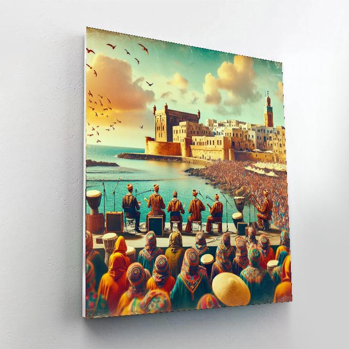 Essouira Gnaoua Festival - Morocco Numbered Painting Kits
