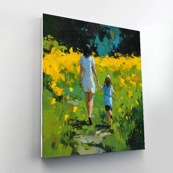 Dancing In Sunflower Fields Painting Number Kit