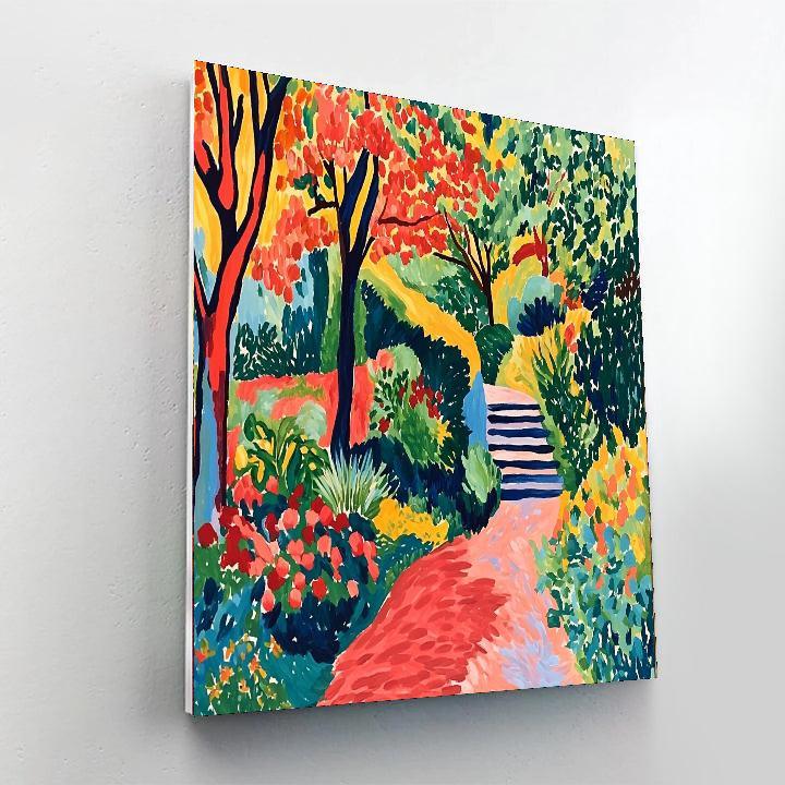 Henri Matisse Inspired Dreamlike Garden  Paint By Numbers