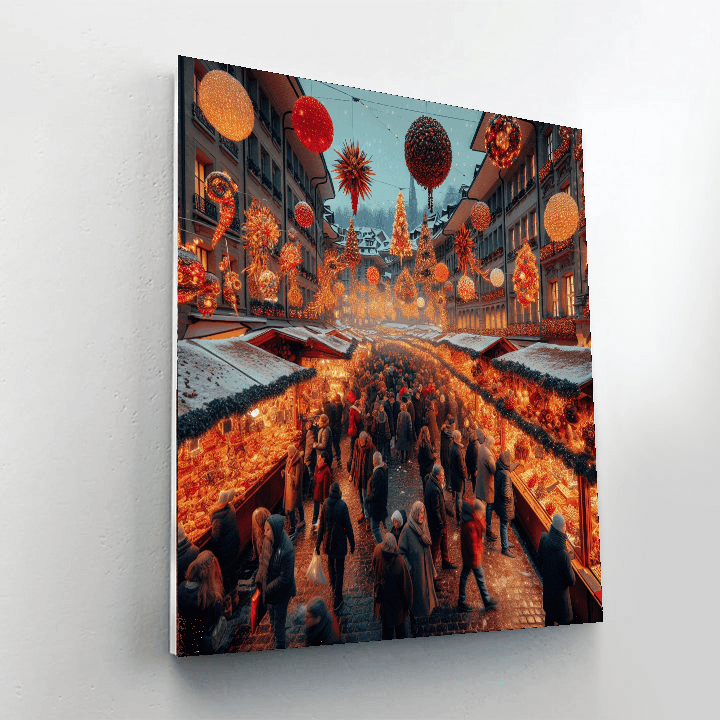 Zibelemärit (onion Market) - Bern, Switzerland Number Painting