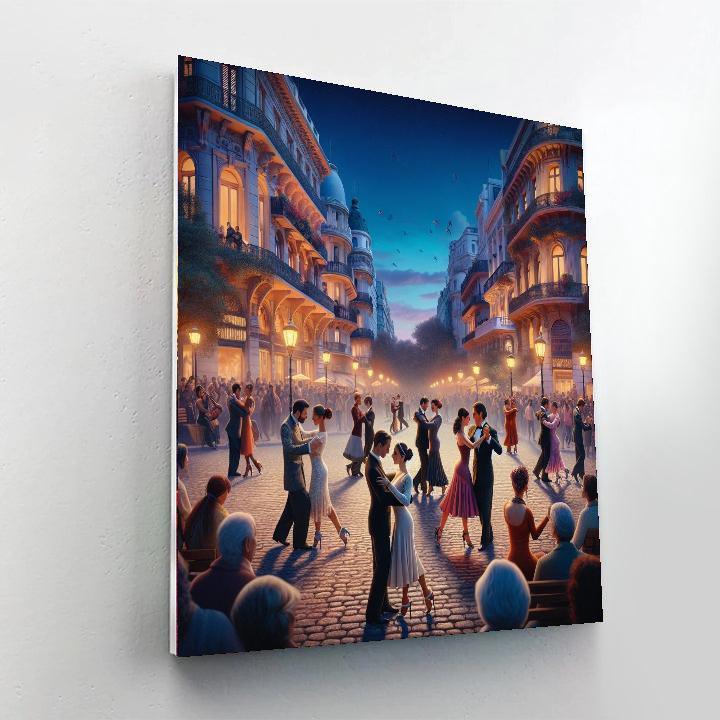 Buenos Aires Tango Festival - Buenos Aires Painting By Numbers Kit
