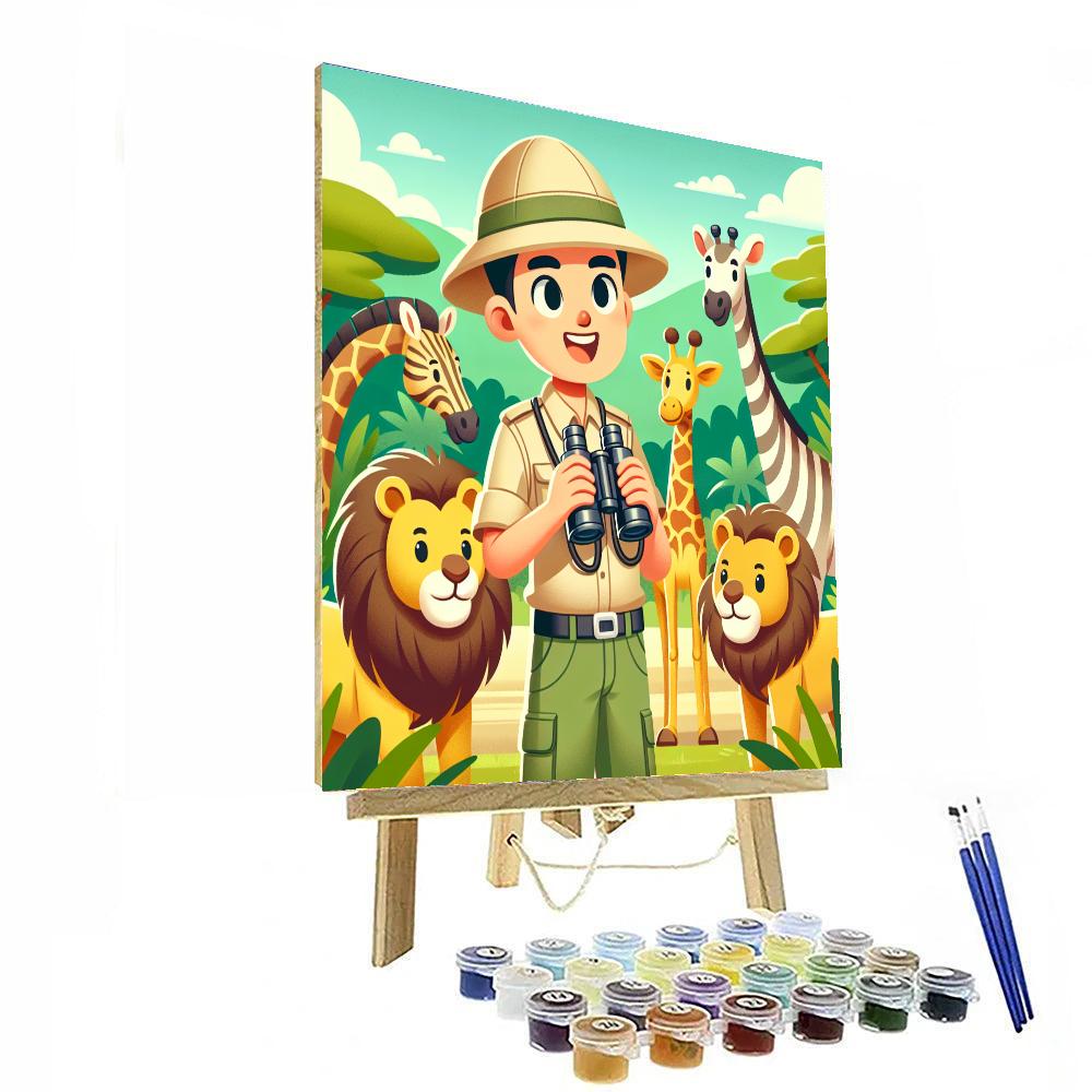 Wildlife Explorer Safari Numbered Painting Kits