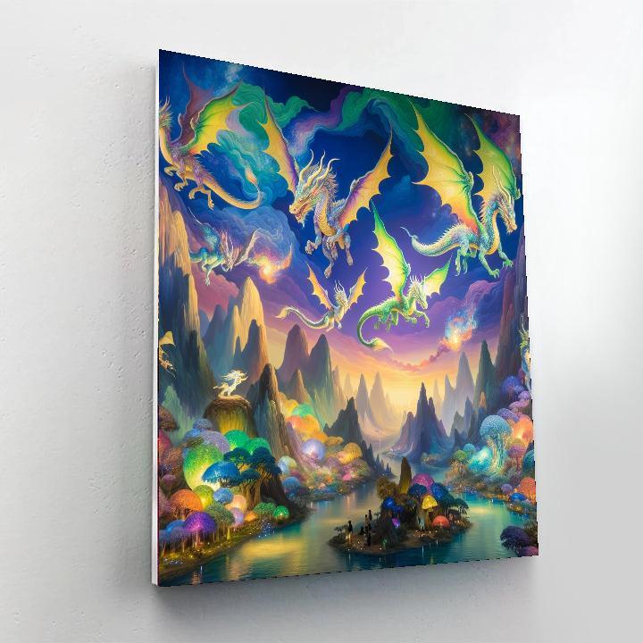 Enchanting Dragon Quest Paint By Color