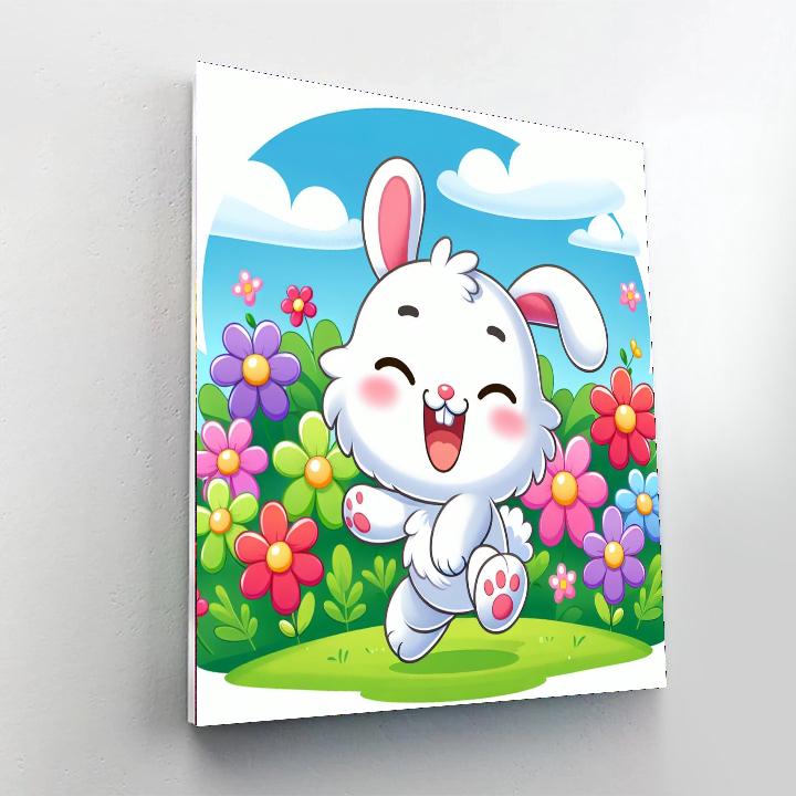 Joyful Bunny Paint By Number