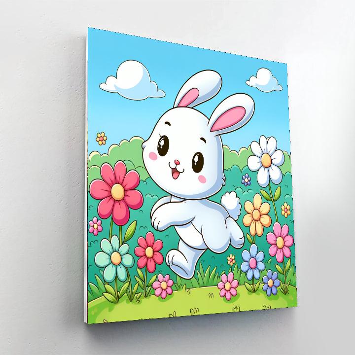 Playful Bunny Paint By Number