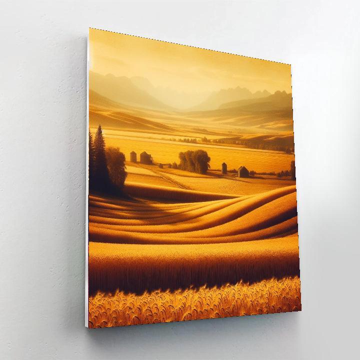 Golden Fields Splendor Paint By Numbers