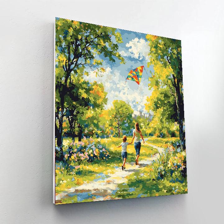 Joyful Moments In The Park Paint By Numbers Kits