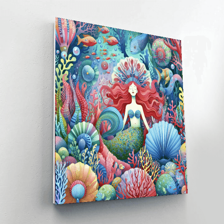 Ariel's Ocean Fantasy Paint By Color