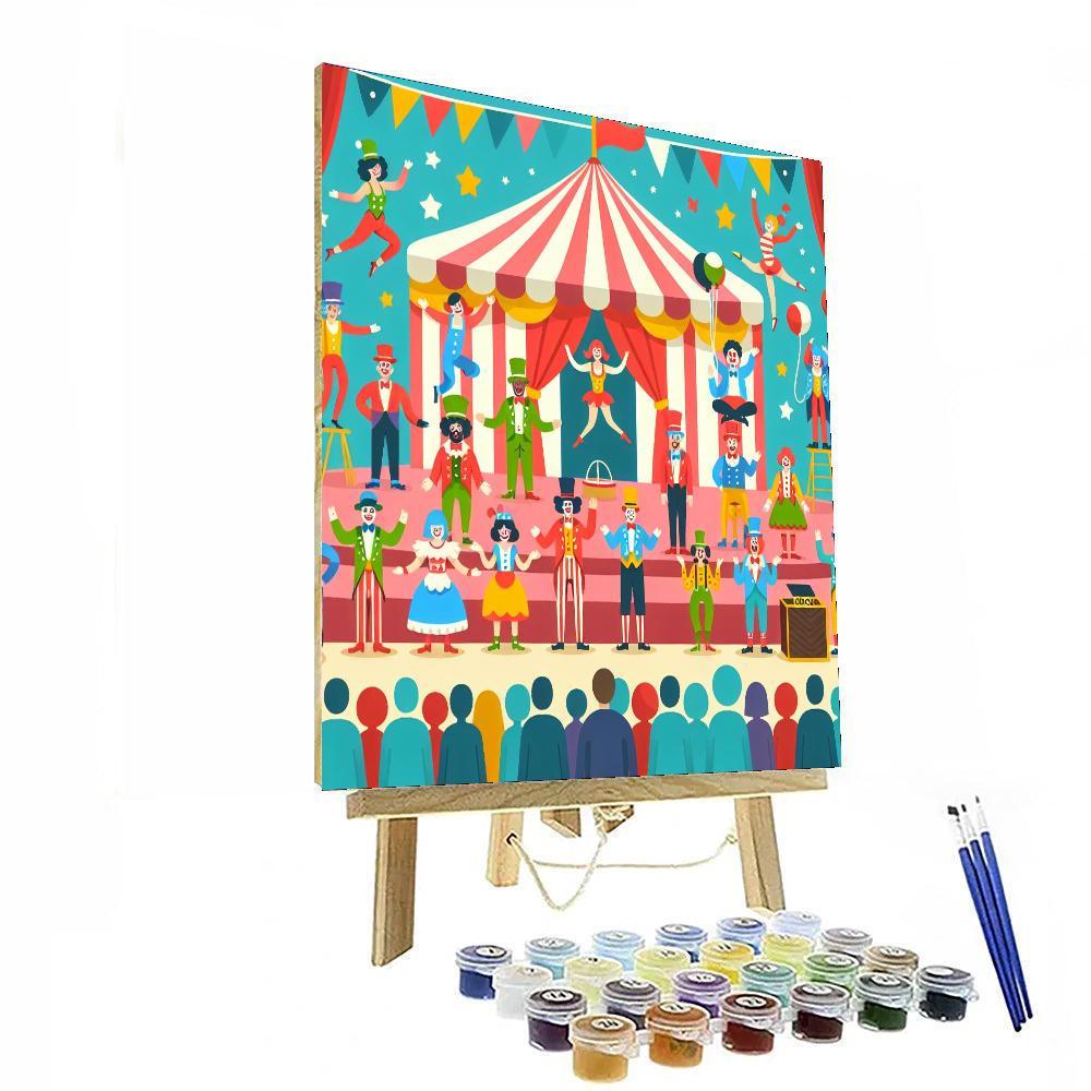 Circus Wonderland Paint By Numbers Art