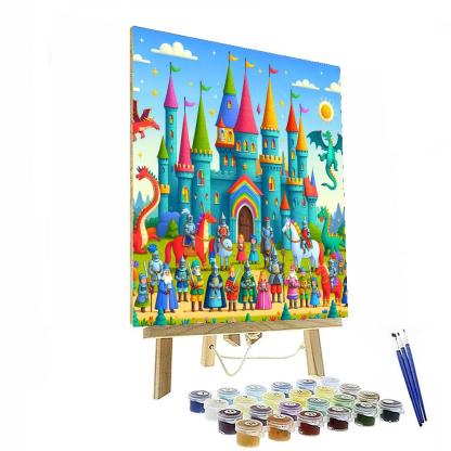 Exploring The Enchanted Castle Paint By Numbers Art