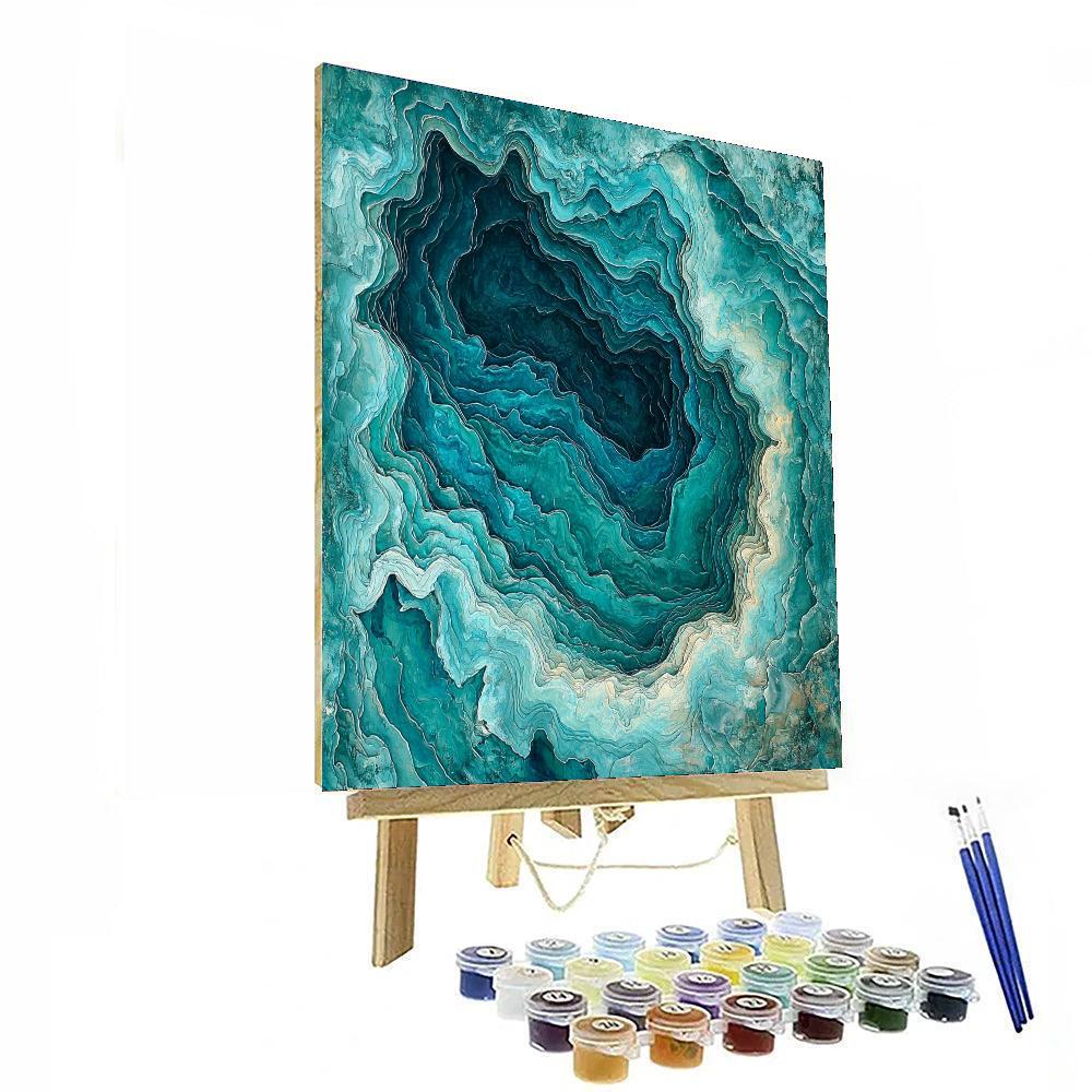 Michelangelo Inspired Stonebound Tides  Paint By Number