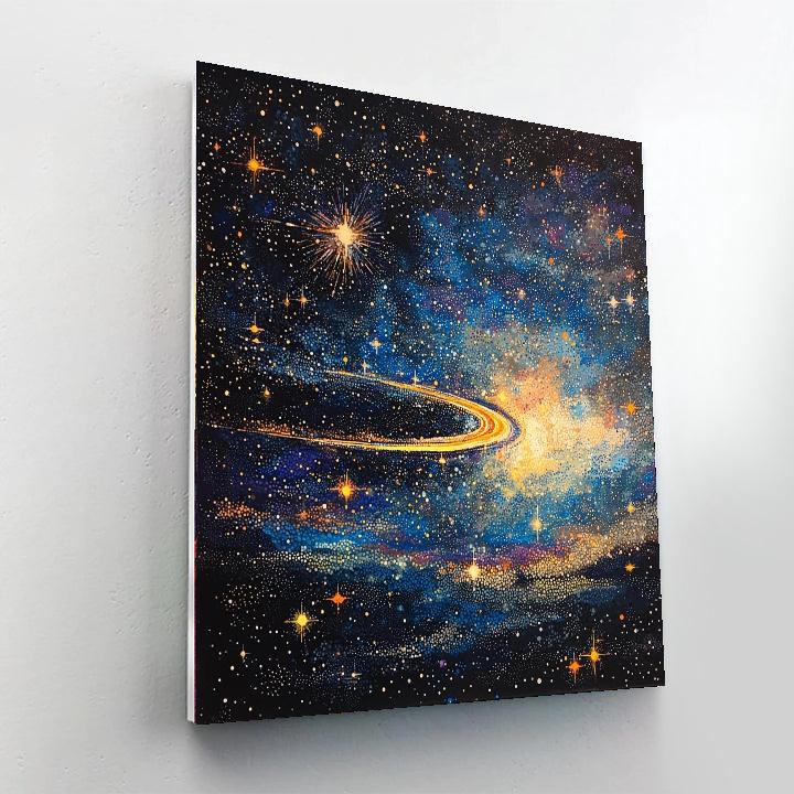 Georges Seurat Inspired Stellar Silhouettes  Paint By Number