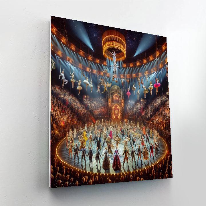 Circus Festival Of Monte-carlo Number Painting