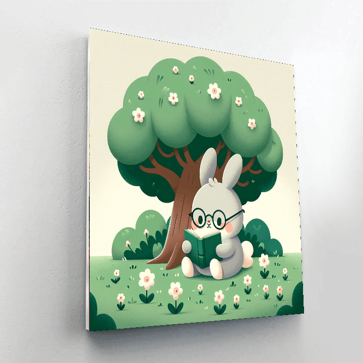 Clever Rabbit Number Painting