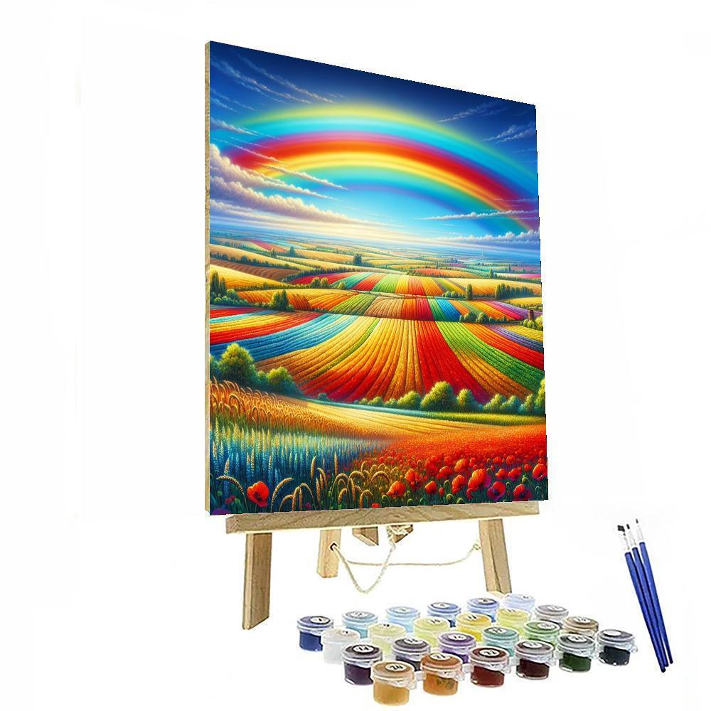 Radiant Rainbow Path Paint By Number