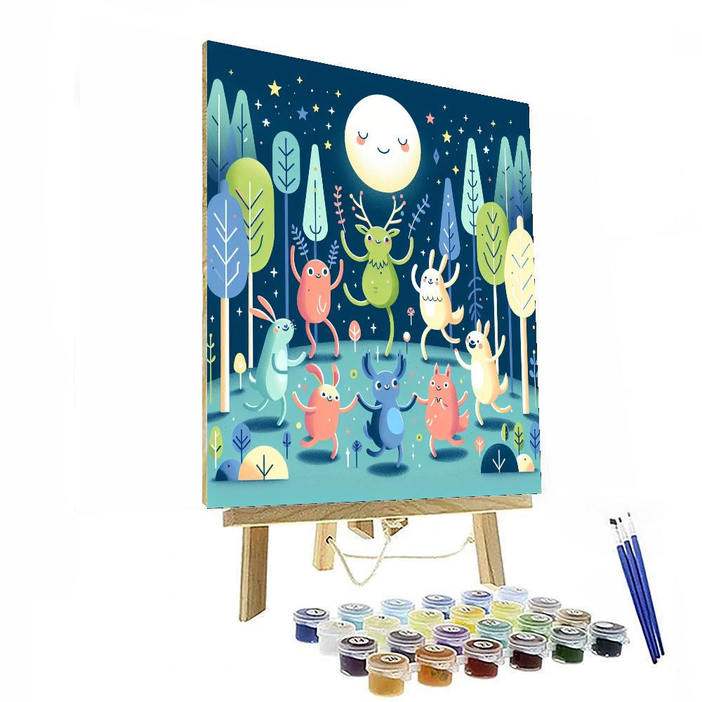 Mystical Moonlight Dance Numbered Painting Kits
