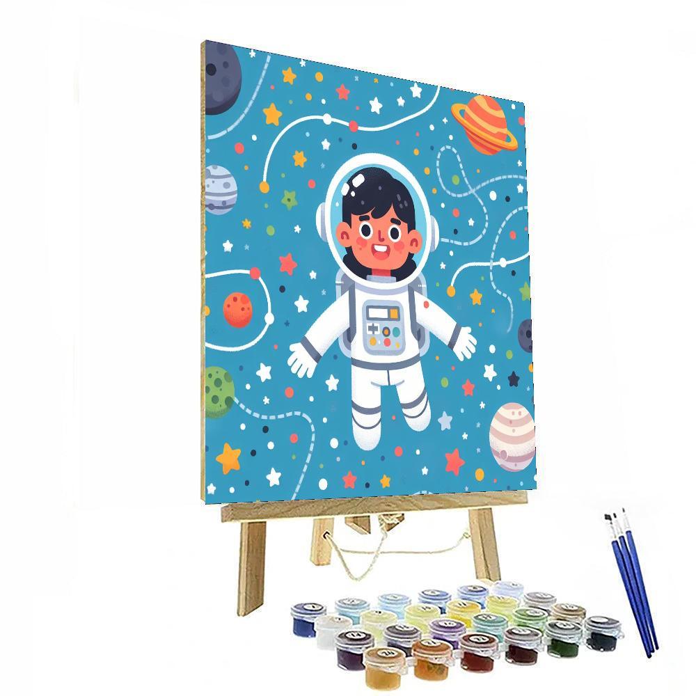 Starry Space Journey Paint By Numbers Kits