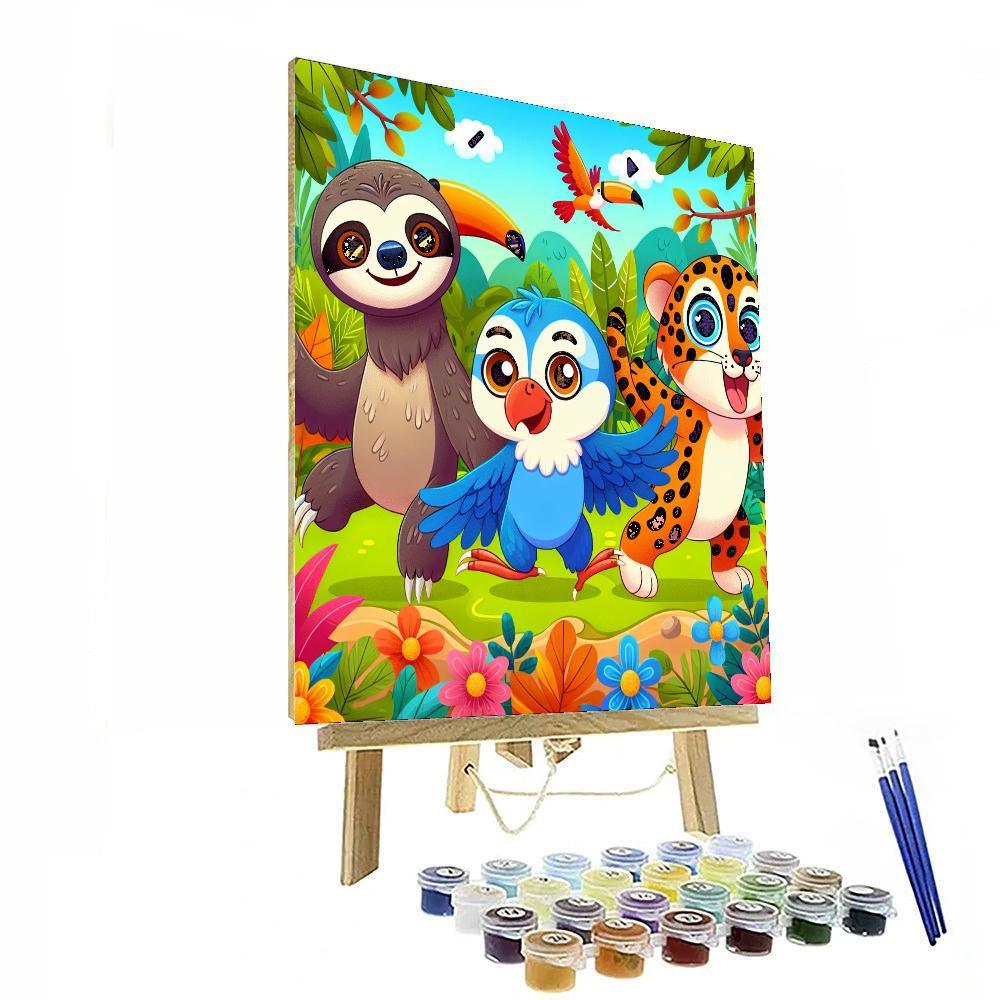 Mystic Jungle Discovery Painting By Numbers Kit
