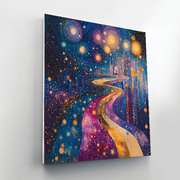 Hilma Af Klint Inspired Galaxy Wanderlust  Paint By Numbers Art