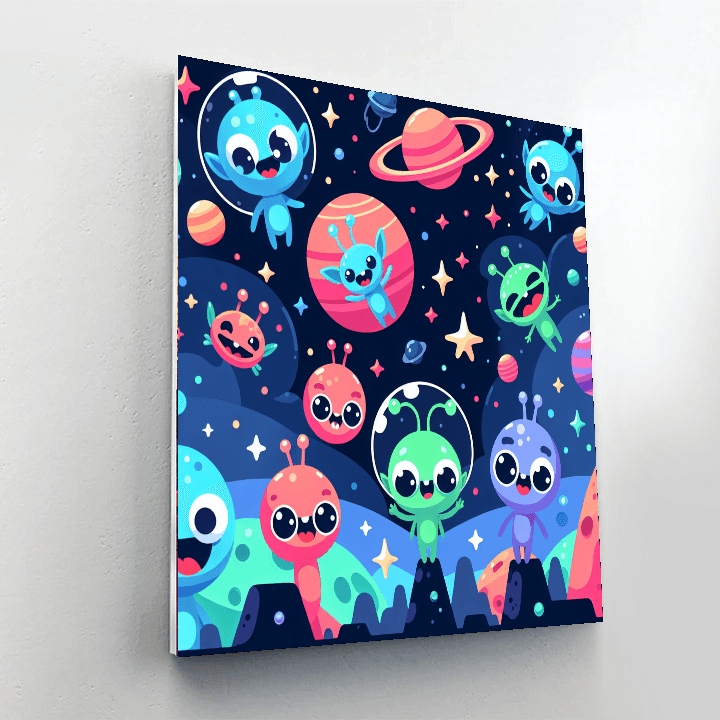 Dreamy Space Adventure DIY Paint By Numbers