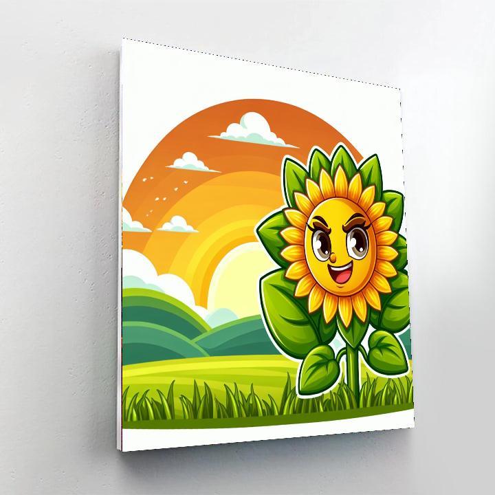 Sassy Sunflower Paint By Color