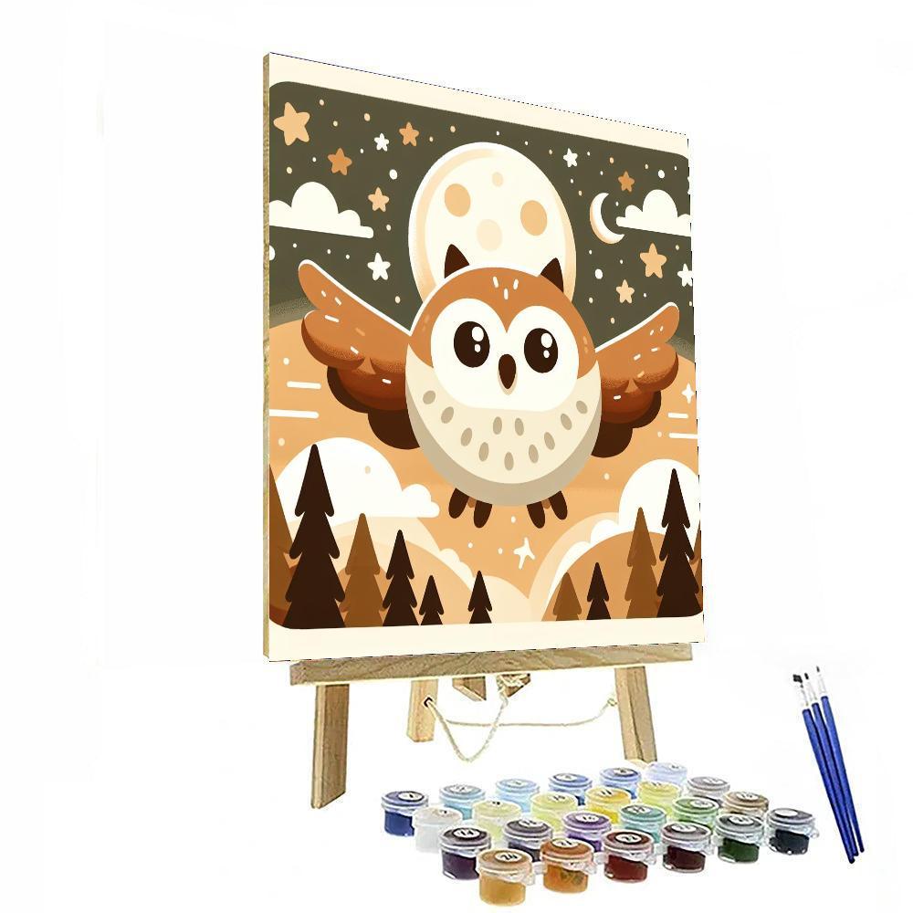 Mystic Night Owl Adventure Paint By Numbers