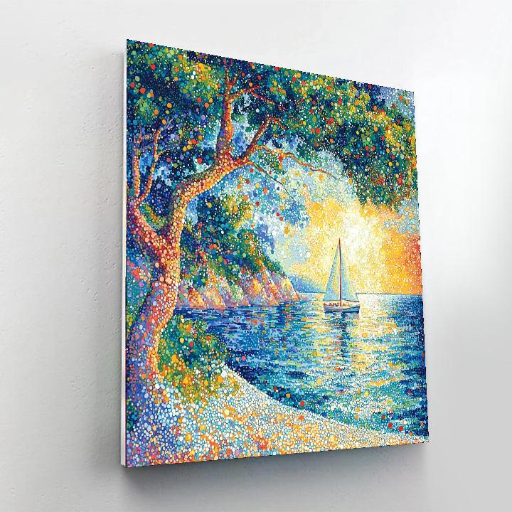 Georges Seurat Inspired Dreamscapes Of Light  Numbered Painting Kits
