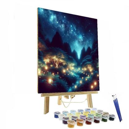 Celestial Garden Night Numbered Painting Kits