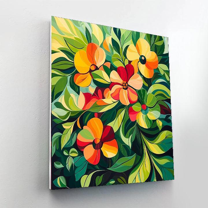 Frida Kahlo Inspired Heart Of Nature  Paint By Number