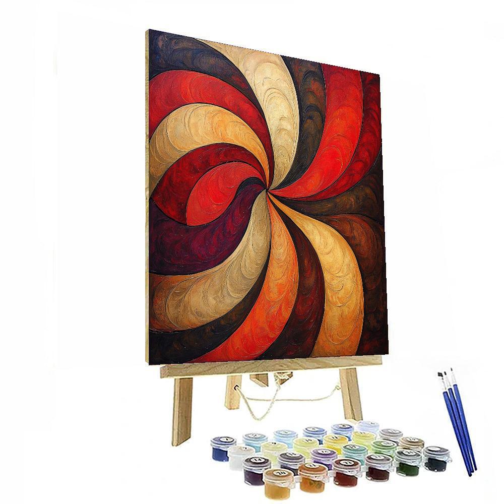 Caravaggio Inspired Labyrinth Of Colors  Number Painting